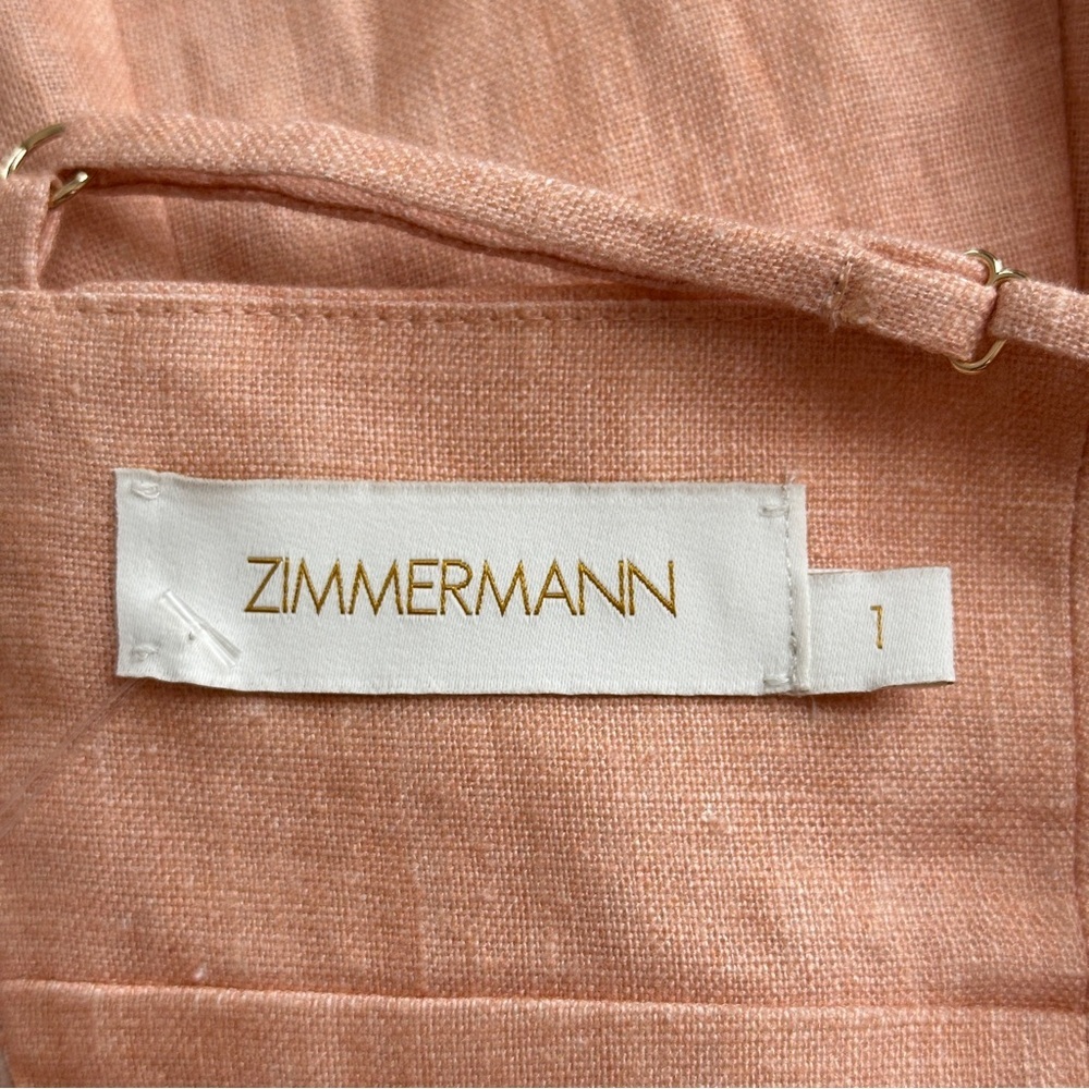 Zimmermann Peach Floral Dress - Picture 11 of 11